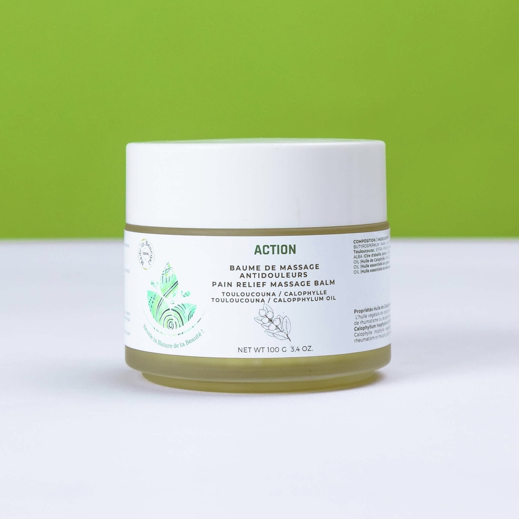 Pain relief massage balm