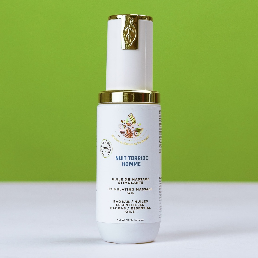 [HMNTh] Huile de Massage Nuit torride homme